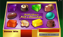 Бонусная игра игрового автомата Chocolate Factory от Microgaming 